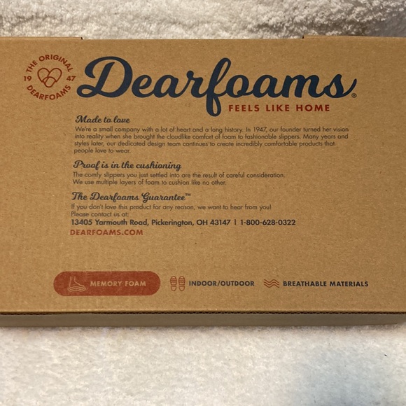 Dear foams Men’s Slippers NEW - Picture 6 of 7